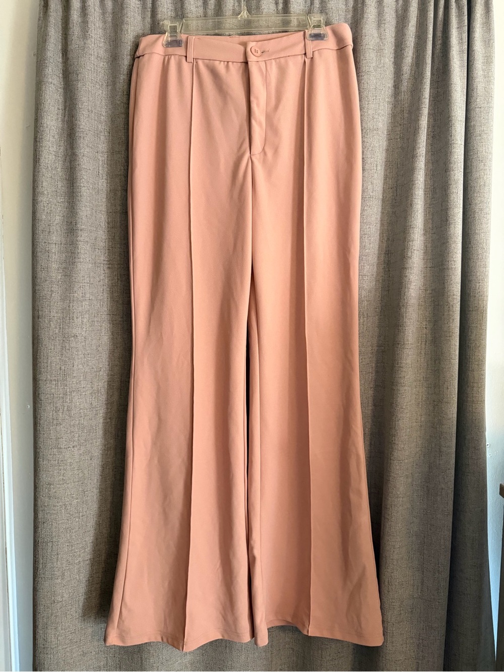Women's High-Rise Wide Leg Pants - Blush Pink